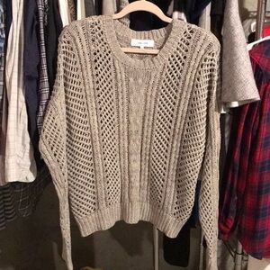 NWT John and Jenn cableknit sweater